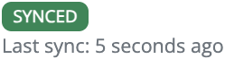 Synced badge