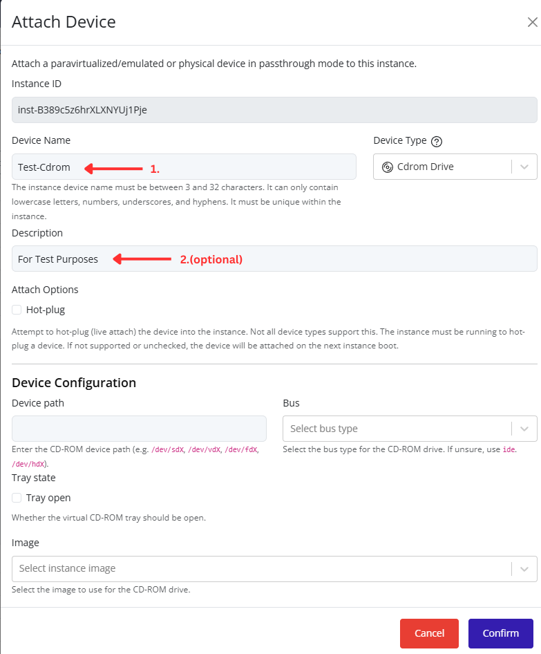 Device Name and Description
