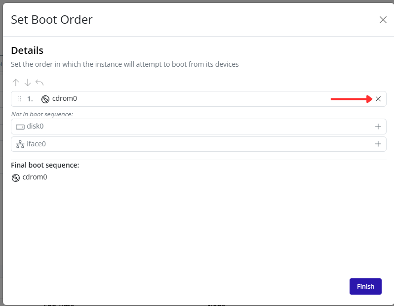 Remove Device From Boot Sequence