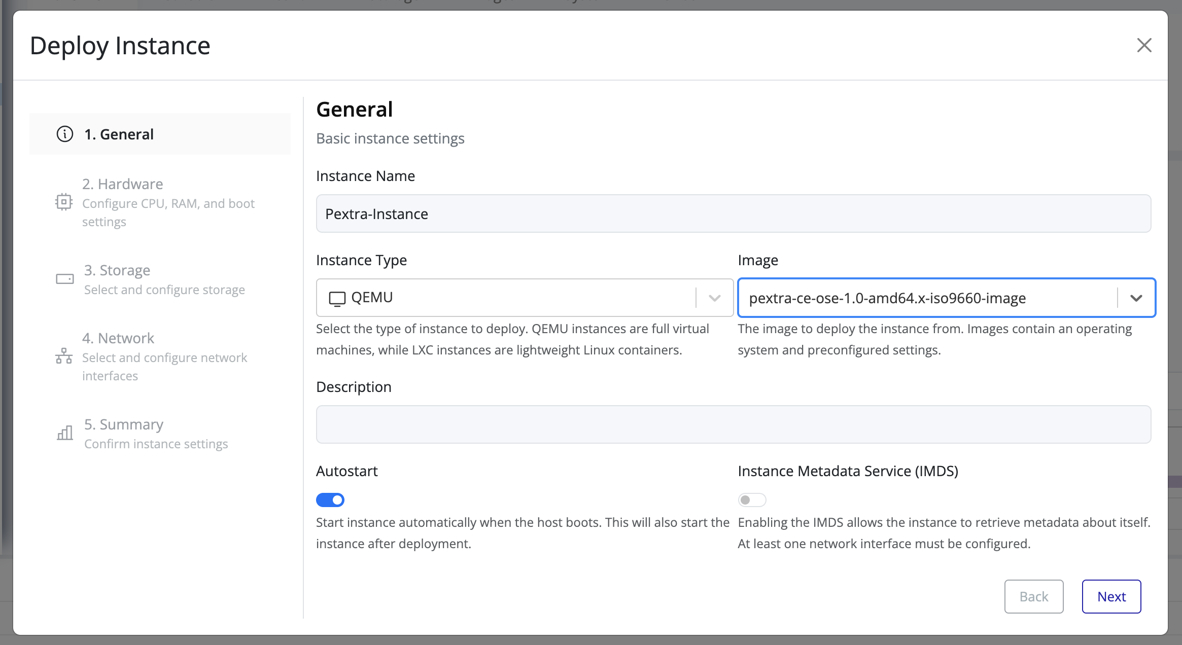 Configure Instance Overlay
