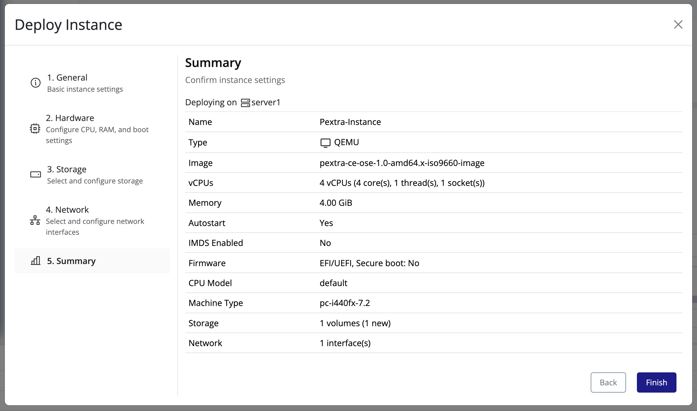 Review Configuration
