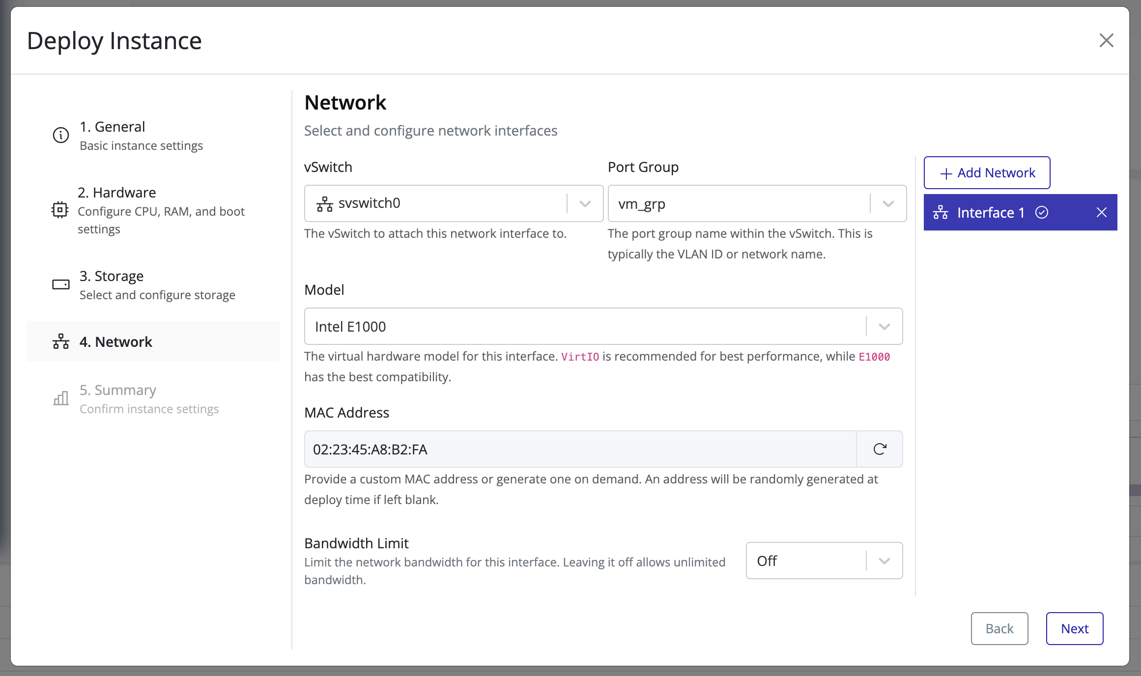 Networking Configuration
