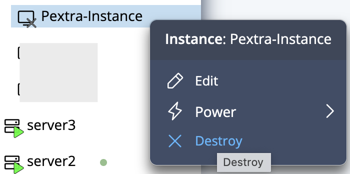 Instance State Destroy