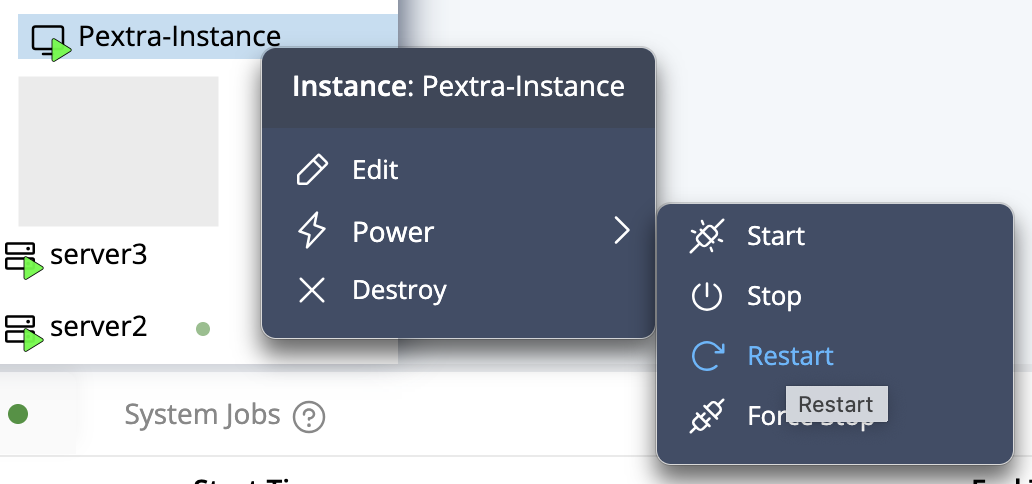 Instance State Restart