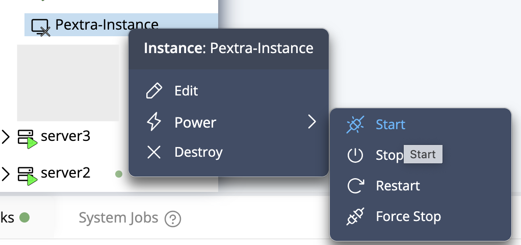 Instance State Start