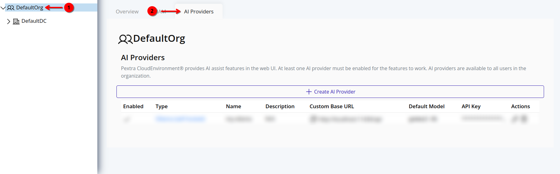 AI Providers Page