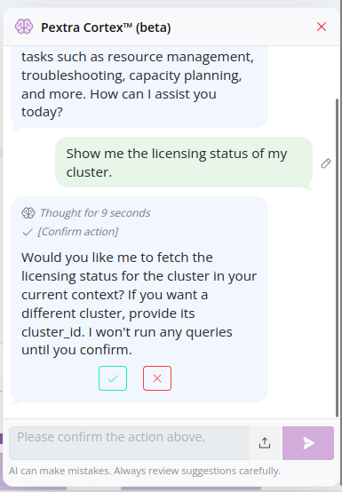 Pextra Cortex Confirmation